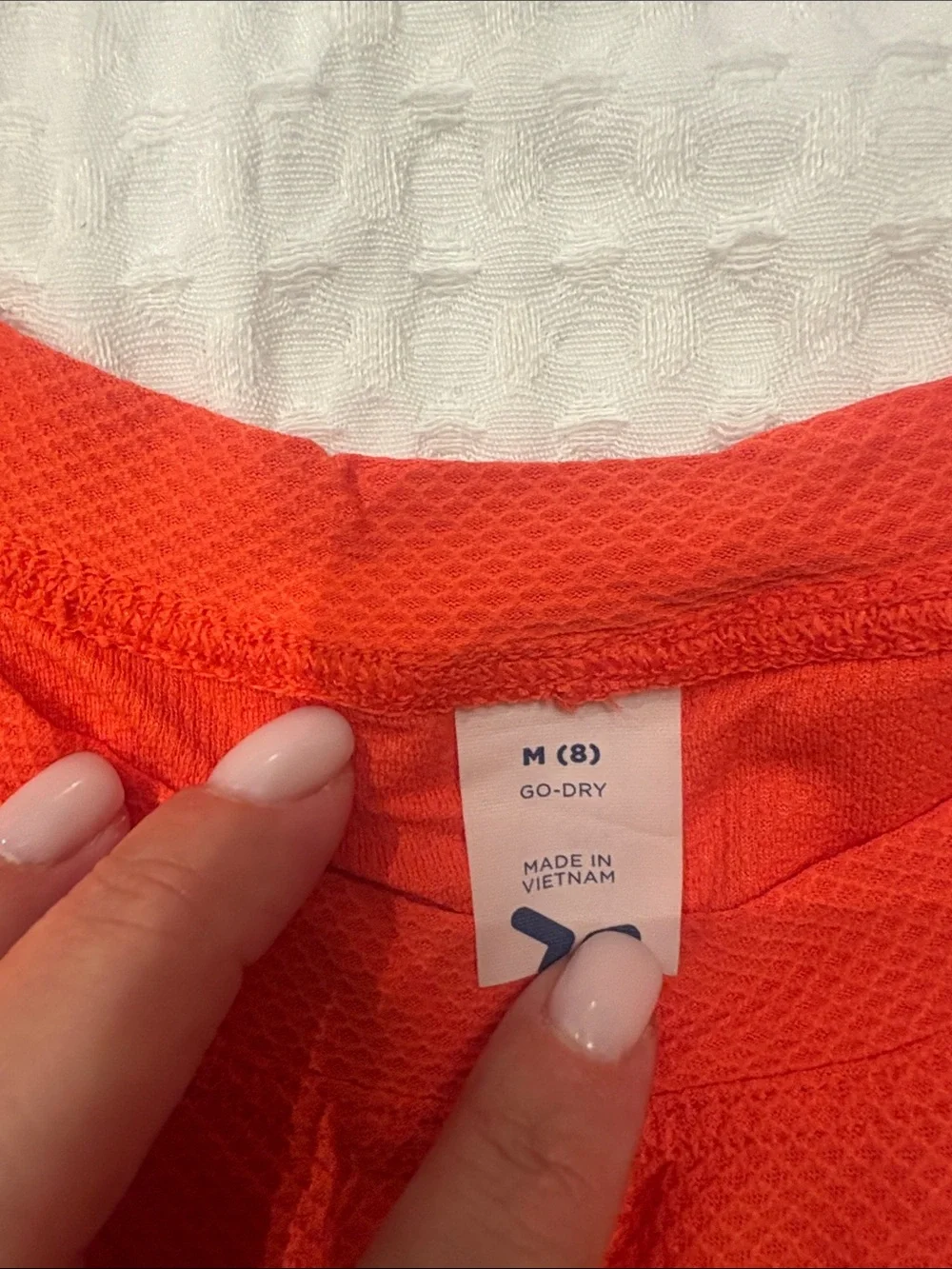Old Navy Bright Red Long-Sleeve Active Tee for Kids